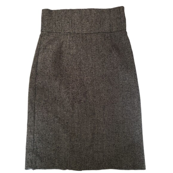XXI Dark Gray A-Line Midi Skirt - Picture 1 of 5
